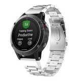 Wildfire SnapFit 22mm Metal Style Watch Band for Garmin Fenix 5/6/7