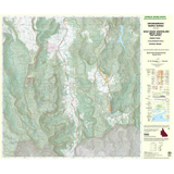 World Wide Maps Springbrook to Binna Burra Great Walk 25K Scale Map