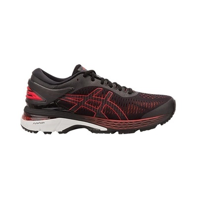 Asics GEL-Kayano 25 D Womens Shoes Black/Classic Red Asics GEL-Kayano 25 D Womens Shoes Black/Classic Red