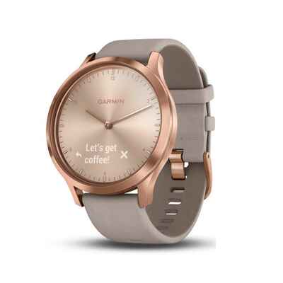garmin vivomove hr grey suede band